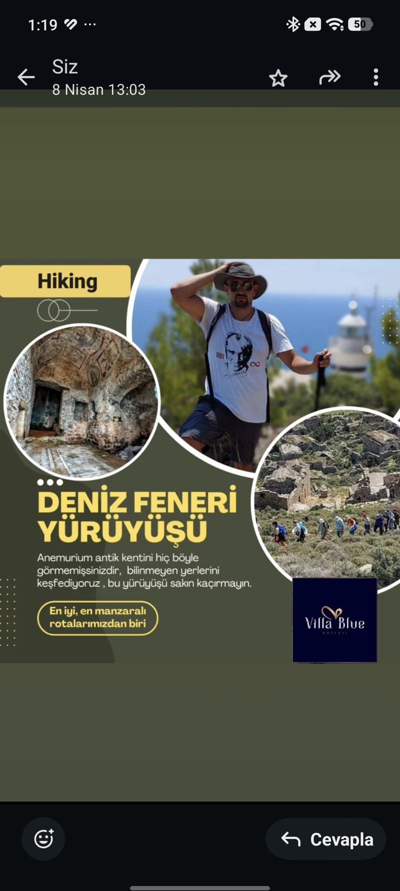 Deniz Feneri Anemurium yürüyüşü