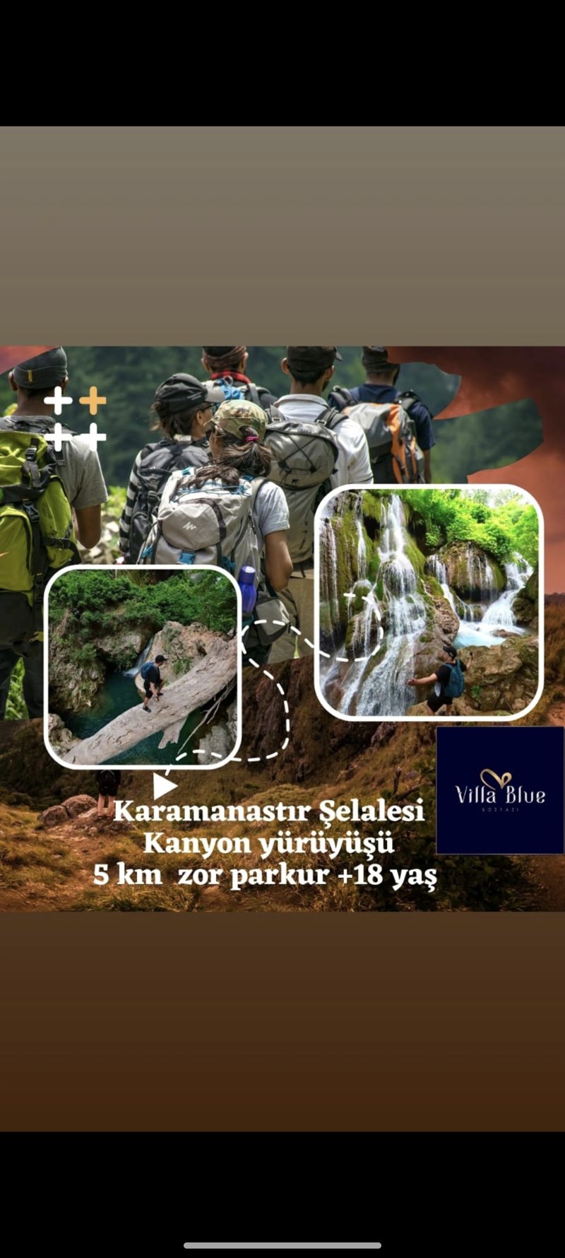Karamanastır Şelalesi kanyon yürüyüşü